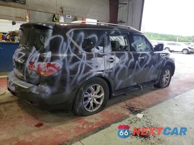 Trzecie zdjęcie samochodu z tyłu: 2011 INFINITI QX56 BASE VIN:JN8AZ2NC9B9301054 - miniatura