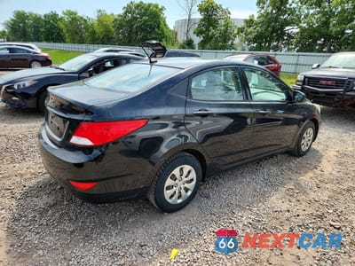Trzecie zdjęcie samochodu z tyłu: 2017 HYUNDAI ACCENT SE VIN:KMHCT4AE5HU287292 - miniatura