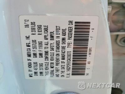 Zdjęcie 13 z 13 samochodu: 2012 HONDA ACCORD EXL VIN:1HGCP3F81CA038070 - miniatura