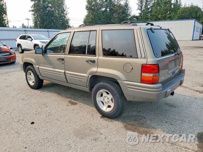 Drugie zdjęcie samochodu z przodu: 1998 JEEP GRAND CHEROKEE LAREDO VIN:1J4FX48S3WC236243 - miniatura