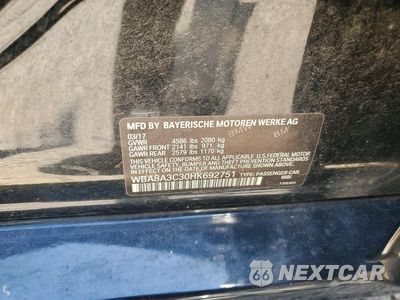 Zdjęcie 12 z 12 samochodu: 2017 BMW 320 XI VIN:WBA8A3C30HK692751 - miniatura