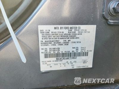 Zdjęcie 13 z 13 samochodu: 2019 FORD ECOSPORT SE VIN:MAJ6S3GL6KC259847 - miniatura