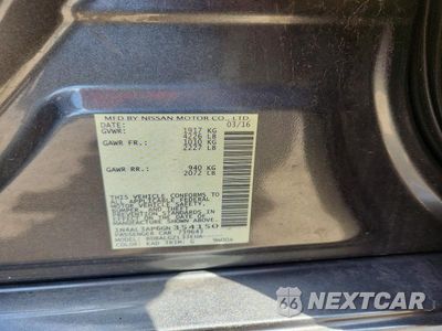 Zdjęcie 12 z 12 samochodu: 2016 NISSAN ALTIMA 2.5 S VIN:1N4AL3AP6GN354150 - miniatura