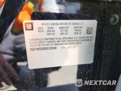 Zdjęcie 13 z 13 samochodu: 2014 CADILLAC XTS VSPORT PLATINUM VIN:2G61W5S8XE9133349 - miniatura