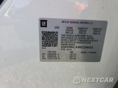 Zdjęcie 13 z 13 samochodu: 2021 GMC ACADIA SLE VIN:1GKKNKLA4MZ154419 - miniatura