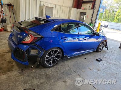 Trzecie zdjęcie samochodu z tyłu: 2019 HONDA CIVIC SPORT TOURING VIN:SHHFK7H96KU401474 - miniatura