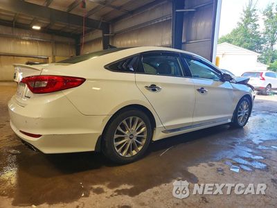 Trzecie zdjęcie samochodu z tyłu: 2015 HYUNDAI SONATA LIMITED VIN:5NPE34AF0FH099566 - miniatura