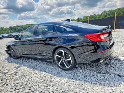 Drugie zdjęcie samochodu z przodu: 2022 HONDA ACCORD SPORT SE VIN:1HGCV1F43NA077270 - miniatura