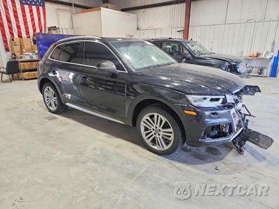 Czwarte zdjęcie samochodu z boku: 2018 AUDI Q5 PREMIUM PLUS VIN:WA1BNAFY2J2126695 - miniatura