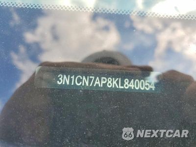 Zdjęcie 12 z 12 samochodu: 2019 NISSAN VERSA S PLUS VIN:3N1CN7AP8KL840054 - miniatura