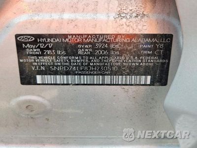 Zdjęcie 12 z 12 samochodu: 2018 HYUNDAI ELANTRA SE VIN:5NPD74LF8JH230510 - miniatura