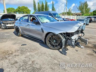 Czwarte zdjęcie samochodu z boku: 2026 BMW M3 COMPETITION VIN:WBS23HJ06TFV63352 - miniatura