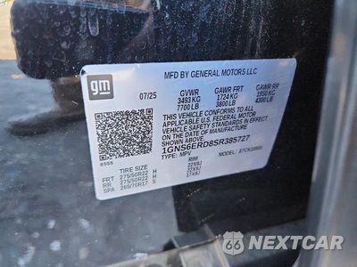 Zdjęcie 13 z 13 samochodu: 2025 CHEVROLET SUBURBAN K1500 RST VIN:1GNS6ERD8SR385727 - miniatura