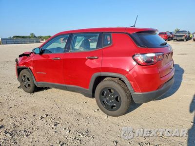 Drugie zdjęcie samochodu z przodu: 2021 JEEP COMPASS SPORT VIN:3C4NJCAB3MT535885 - miniatura