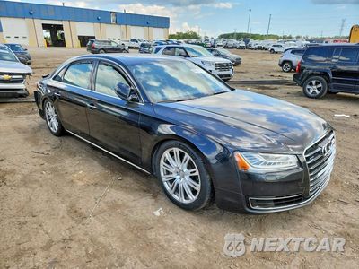 Czwarte zdjęcie samochodu z boku: 2015 AUDI A8 L QUATTRO VIN:WAU32AFD3FN037091 - miniatura