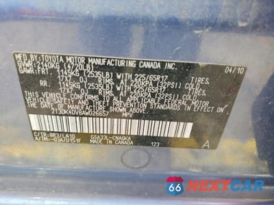 Zdjęcie 13 z 13 samochodu: 2010 TOYOTA RAV4 LIMITED VIN:2T3DK4DV8AW026657 - miniatura