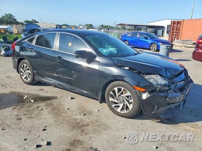 Czwarte zdjęcie samochodu z boku: 2017 HONDA CIVIC EX VIN:19XFC2F74HE027321 - miniatura