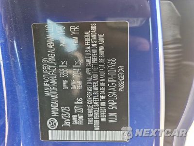 Zdjęcie 12 z 12 samochodu: 2023 HYUNDAI ELANTRA SEL VIN:5NPLS4AG1PH107968 - miniatura