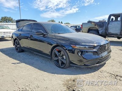 Czwarte zdjęcie samochodu z boku: 2026 HONDA ACCORD HYBRID SPORT-L VIN:1HGCY2F77TA004634 - miniatura