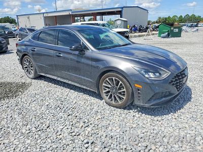 Czwarte zdjęcie samochodu z boku: 2020 HYUNDAI SONATA SEL PLUS VIN:5NPEJ4J21LH041416 - miniatura