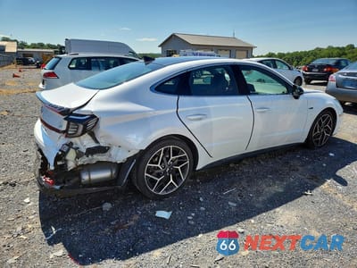 Trzecie zdjęcie samochodu z tyłu: 2022 HYUNDAI SONATA N LINE VIN:KMHL14JCXNA236887 - miniatura