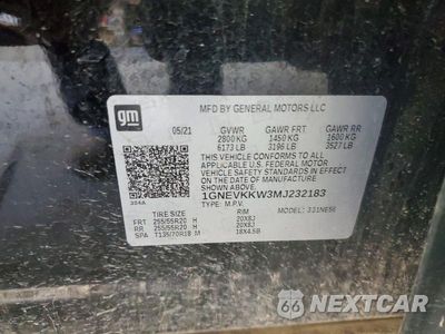 Zdjęcie 13 z 13 samochodu: 2021 CHEVROLET TRAVERSE PREMIER VIN:1GNEVKKW3MJ232183 - miniatura