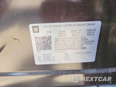 Zdjęcie 14 z 14 samochodu: 2020 CHEVROLET EQUINOX LT VIN:2GNAXJEVXL6257499 - miniatura