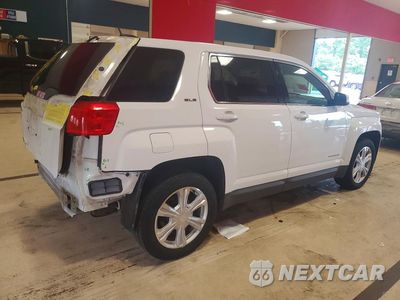 Trzecie zdjęcie samochodu z tyłu: 2017 GMC TERRAIN SLE VIN:2GKALMEK0H6353715 - miniatura