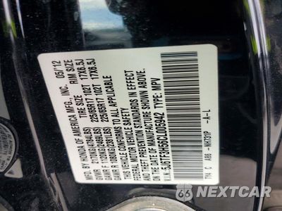 Zdjęcie 12 z 12 samochodu: 2012 HONDA CROSSTOUR EXL VIN:5J6TF3H56CL005942 - miniatura