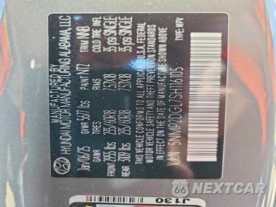 Zdjęcie 13 z 13 samochodu: 2025 HYUNDAI SANTA FE SEL VIN:5NMP2DGL7SH116105 - miniatura