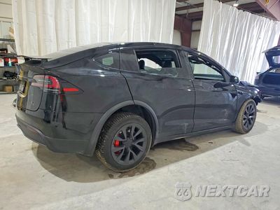 Trzecie zdjęcie samochodu z tyłu: 2023 TESLA MODEL X VIN:7SAXCBE62PF431324 - miniatura
