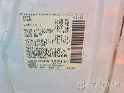 Zdjęcie 13 z 13 samochodu: 2015 NISSAN NV2500 - DELIVERY VAN VIN:1N6BF0KX4FN809110 - miniatura