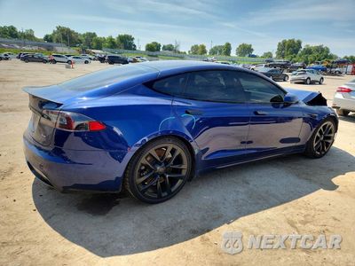 Trzecie zdjęcie samochodu z tyłu: 2021 TESLA MODEL S VIN:5YJSA1E66MF452454 - miniatura