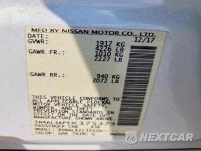 Zdjęcie 12 z 12 samochodu: 2018 NISSAN ALTIMA 2.5 SL VIN:1N4AL3AP3JC175373 - miniatura