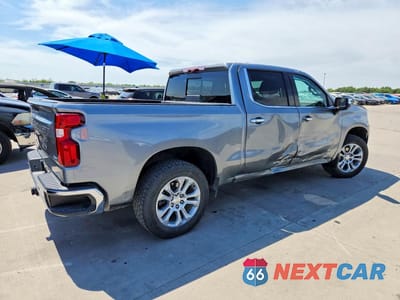 Trzecie zdjęcie samochodu z tyłu: 2023 CHEVROLET SILVERADO K1500 LTZ VIN:3GCUDGE88PG168634 - miniatura