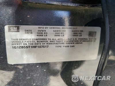 Zdjęcie 12 z 12 samochodu: 2017 CHEVROLET MALIBU LS VIN:1G1ZB5ST1HF107517 - miniatura