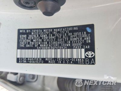 Zdjęcie 12 z 12 samochodu: 2016 TOYOTA COROLLA LE PLUS VIN:5YFBURHE9GP419434 - miniatura