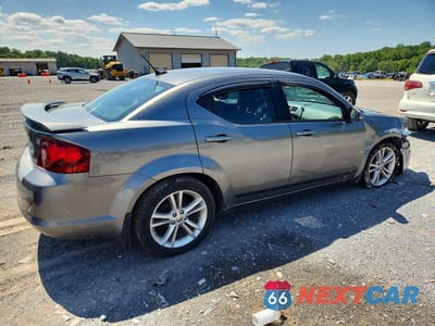 Trzecie zdjęcie samochodu z tyłu: 2013 DODGE AVENGER SXT VIN:1C3CDZCB3DN603704 - miniatura
