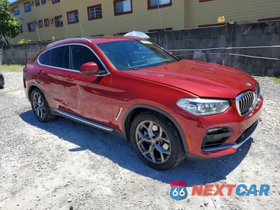 Czwarte zdjęcie samochodu z boku: 2021 BMW X4 XDRIVE30I VIN:5UX2V1C01M9E14290 - miniatura