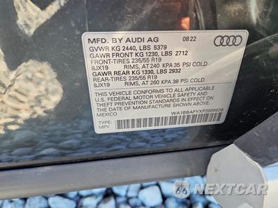 Zdjęcie 13 z 13 samochodu: 2023 AUDI Q5 PREMIUM PLUS 40 VIN:WA1BBAFYXP2005639 - miniatura
