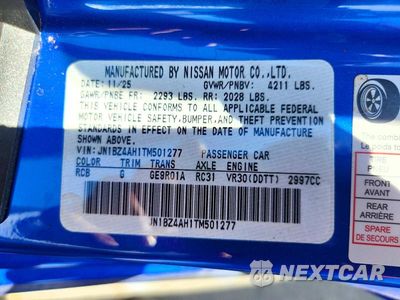 Zdjęcie 13 z 13 samochodu: 2026 NISSAN Z SPORT VIN:JN1BZ4AH1TM501277 - miniatura