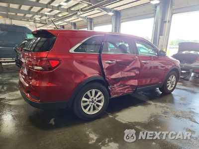 Trzecie zdjęcie samochodu z tyłu: 2019 KIA SORENTO LX VIN:5XYPGDA34KG470457 - miniatura