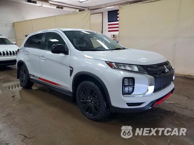 Czwarte zdjęcie samochodu z boku: 2024 MITSUBISHI OUTLANDER SPORT S/SE VIN:JA4ARUAU6RU018232 - miniatura