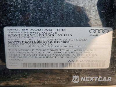 Zdjęcie 14 z 14 samochodu: 2018 AUDI Q5 PREMIUM PLUS VIN:WA1BNAFY3J2000359 - miniatura
