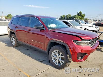 Czwarte zdjęcie samochodu z boku: 2023 JEEP GRAND CHEROKEE L LIMITED VIN:1C4RJKBG2P8753826 - miniatura