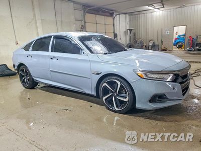Czwarte zdjęcie samochodu z boku: 2021 HONDA ACCORD SPORT SE VIN:1HGCV1F44MA012703 - miniatura