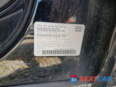 Zdjęcie 14 z 14 samochodu: 2012 AUDI Q5 PREMIUM PLUS VIN:WA1DKAFP3CA116887 - miniatura