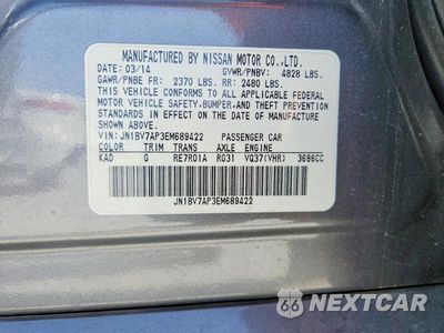 Zdjęcie 13 z 13 samochodu: 2014 INFINITI Q50 PREMIUM VIN:JN1BV7AP3EM689422 - miniatura