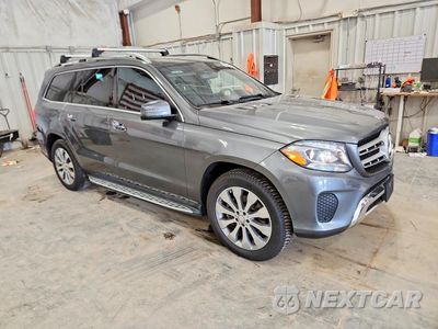Czwarte zdjęcie samochodu z boku: 2017 MERCEDES-BENZ GLS 450 4MATIC VIN:4JGDF6EE9HA833420 - miniatura