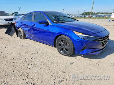 Czwarte zdjęcie samochodu z boku: 2023 HYUNDAI ELANTRA SEL VIN:KMHLM4AG0PU631009 - miniatura